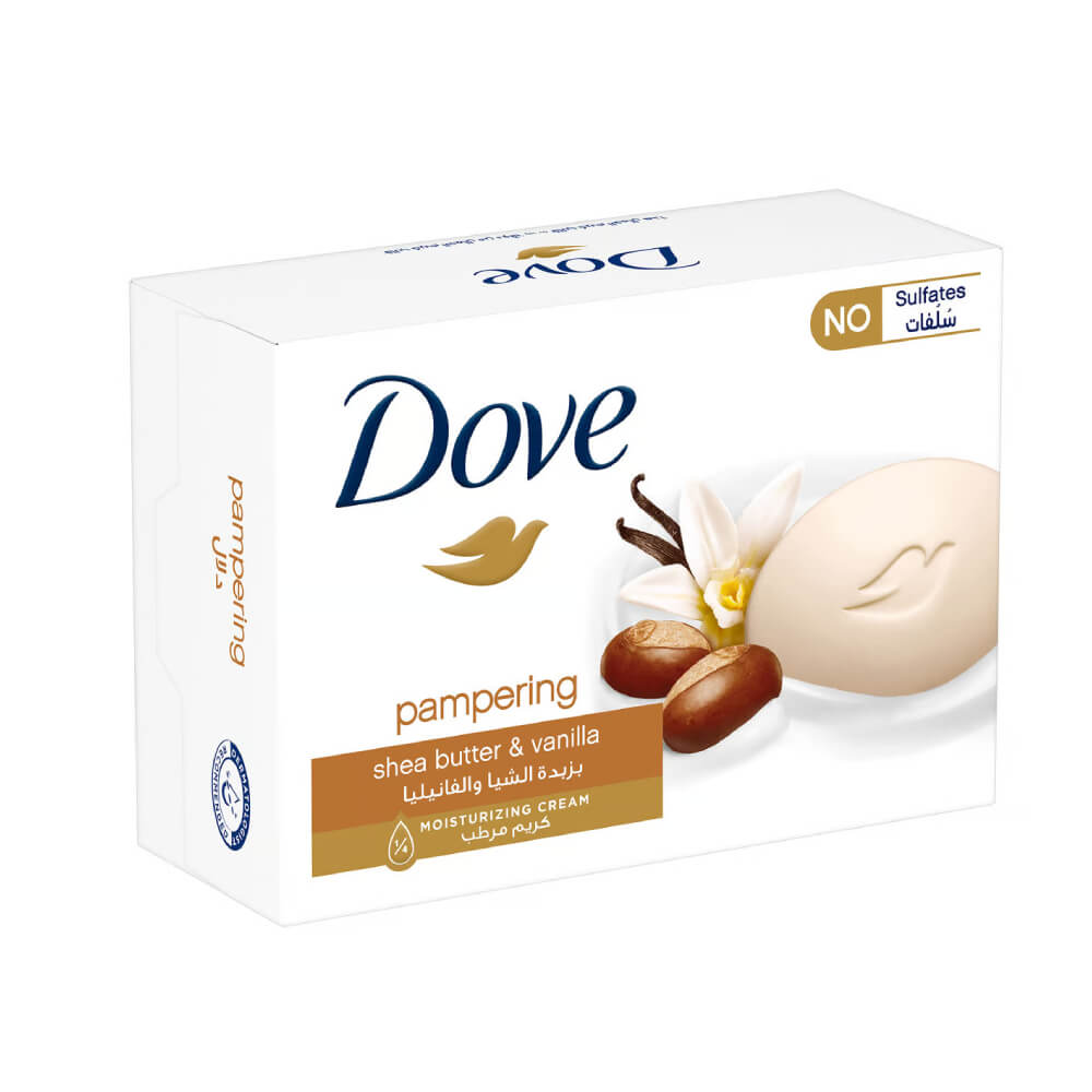 Dove Moisturizing Pampering Shea Butter & Vanilla Soap 125gm