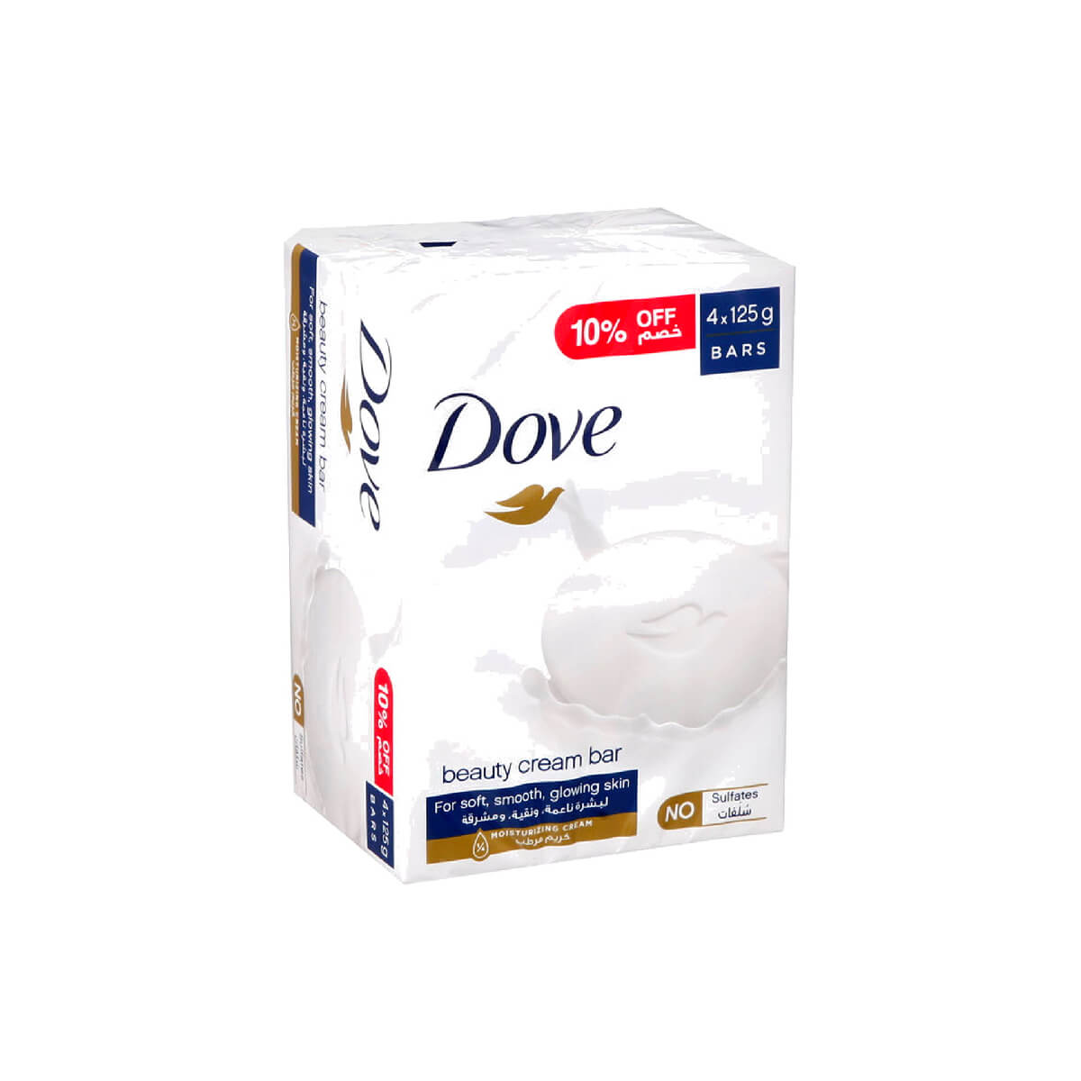 Dove Bar Beauty Cream 4X125g