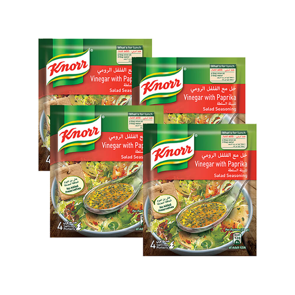 Knorr Salad Seasoning Vinegar & Paprika 10Gx4's