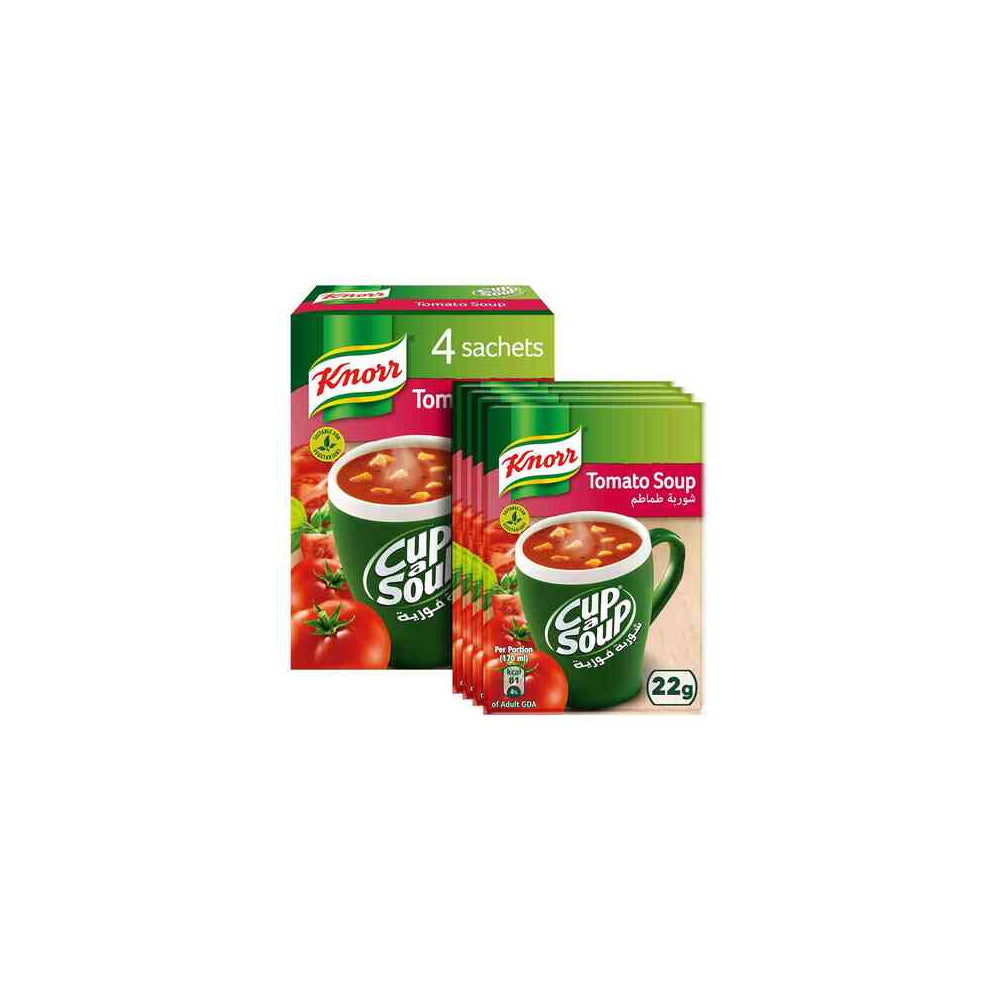 Knorr Cup-A-Soup Cream of Tomato 22Gx4's