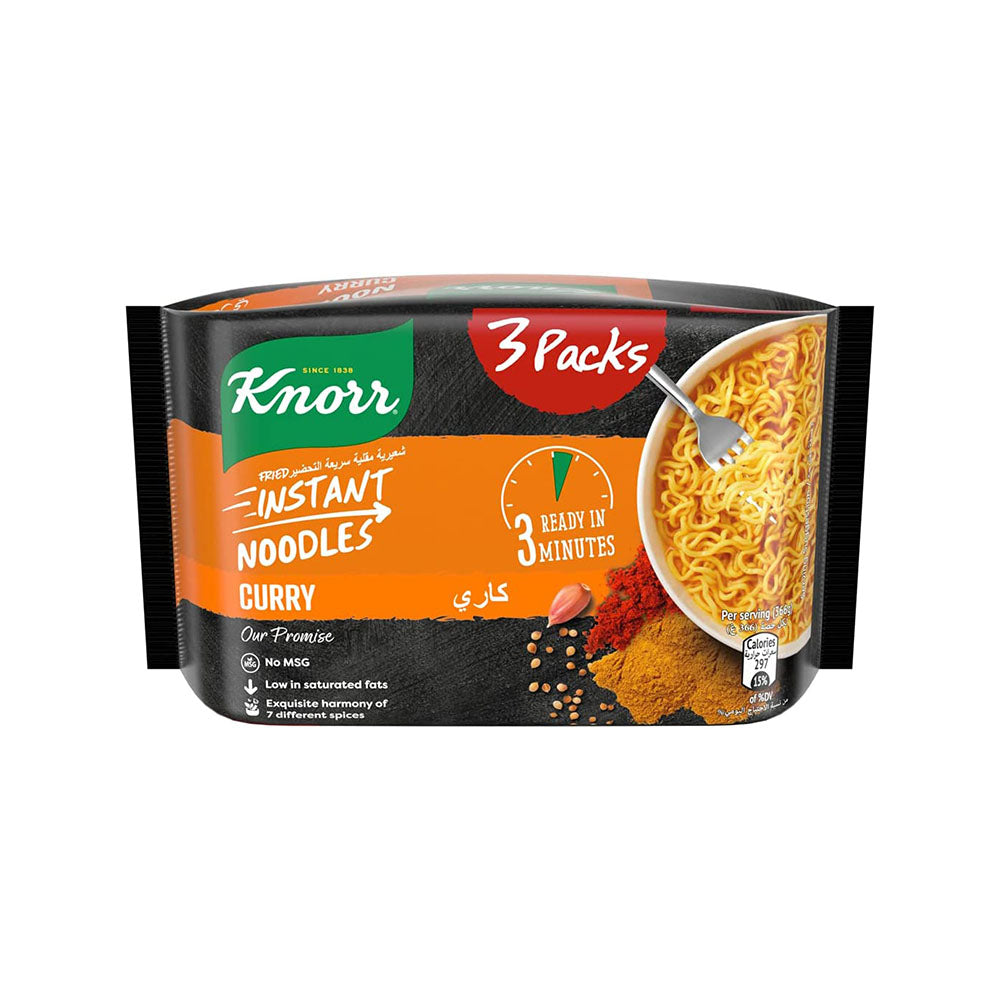 Knorr Curry Instant Noodles 66Gx3'S