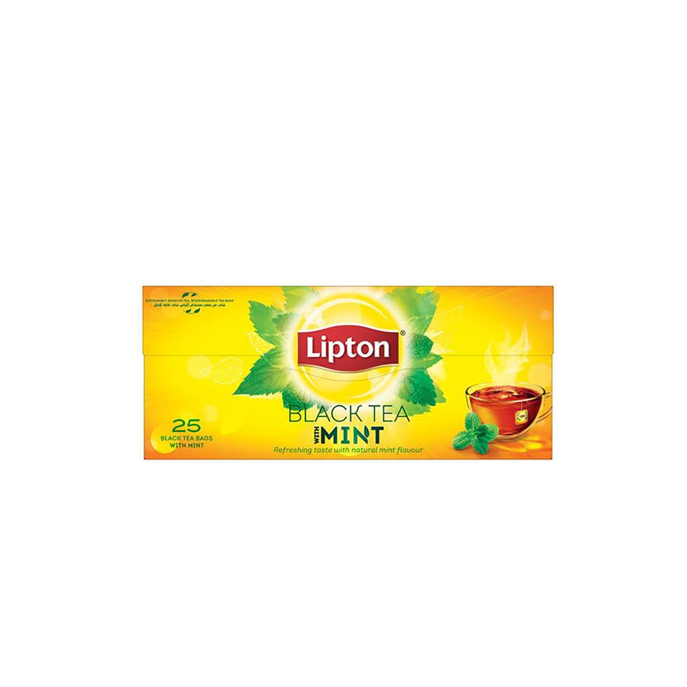Lipton Yellow Label Black Tea Bag Mint 2.3Gx25s