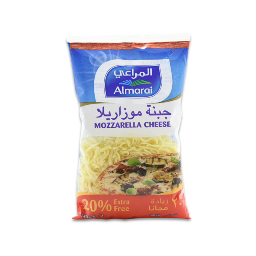 Almarai Mozzarella Cheese Shredded 200G @20% Extra