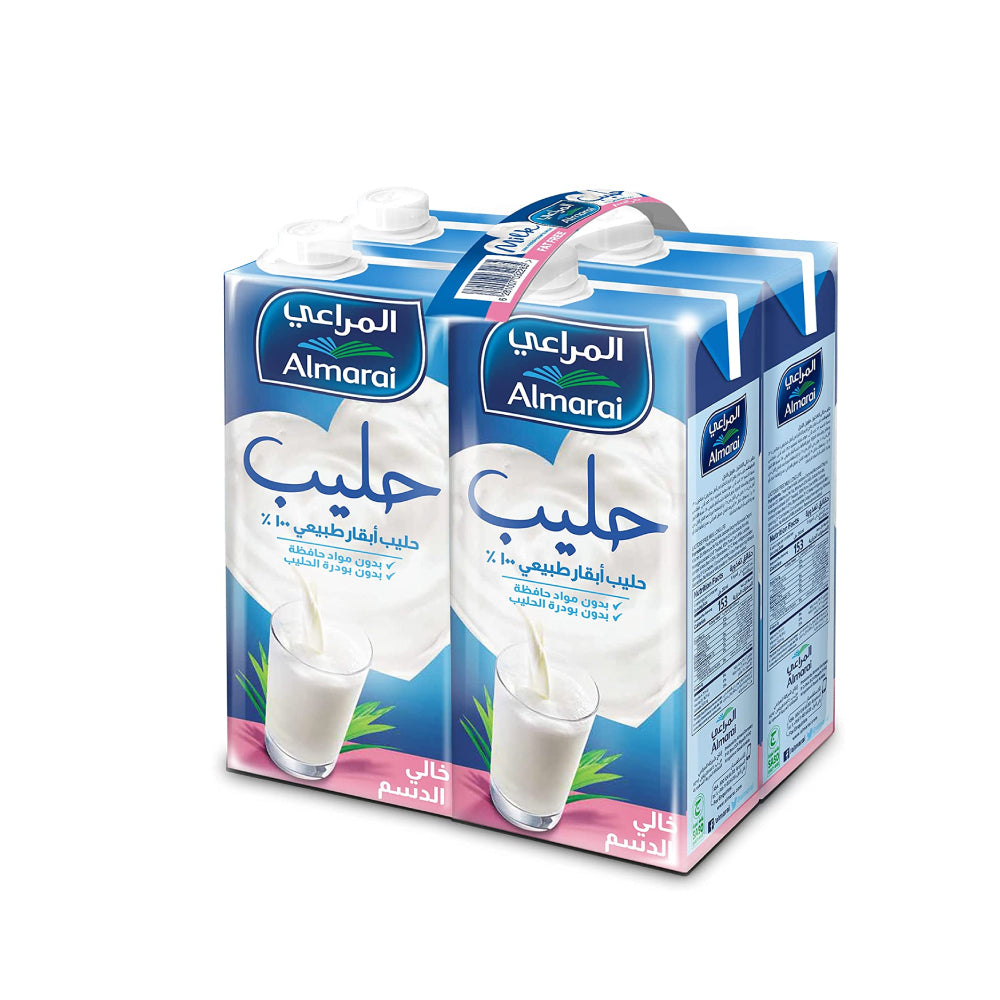 Almarai UHT Milk Fat Free Screwcap 4x1L