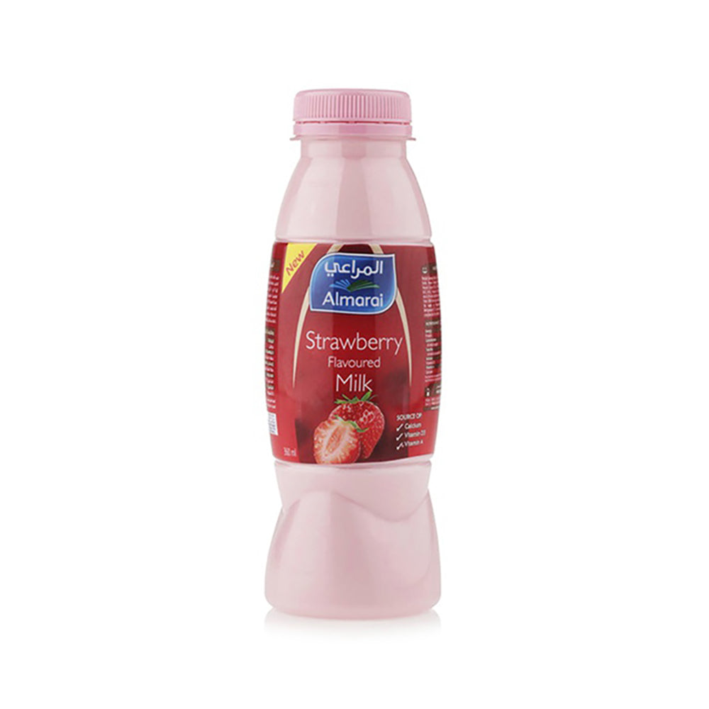 Almarai Fresh Milk Premium Strawberry PET 360ml