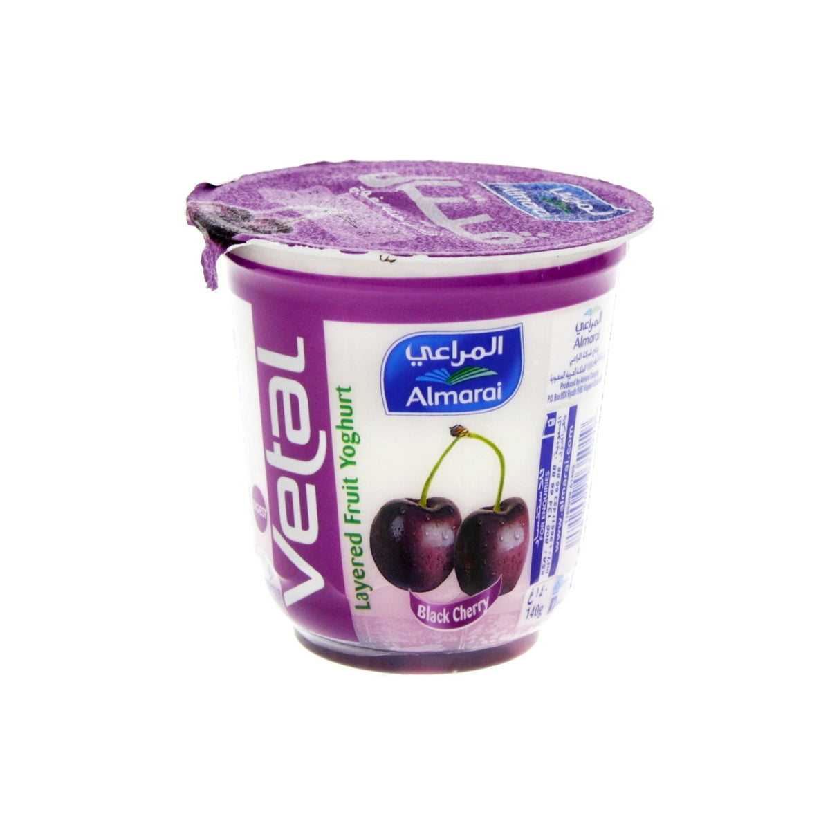 Almarai Vetal Black Cherry Yoghurt 140g