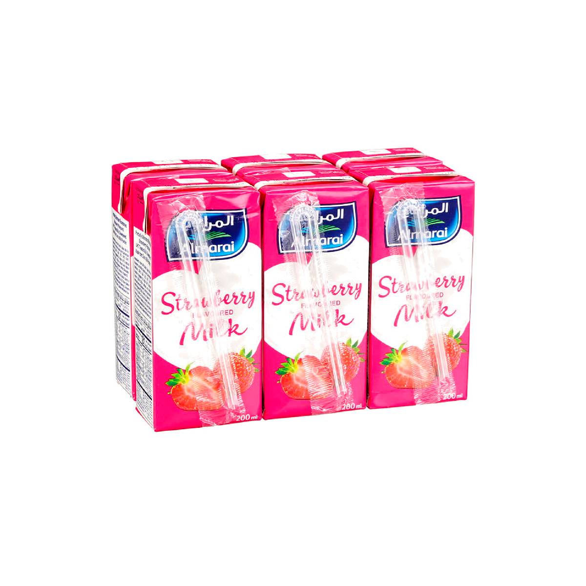 Almarai UHT Milk Premium Strawberry 6x200ml