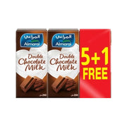 Almarai UHT Milk Double Chocolate 200ml 5+1Free