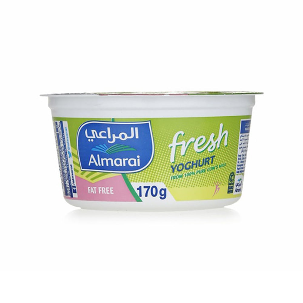 Almarai Fresh Yoghurt Fat Free 170G