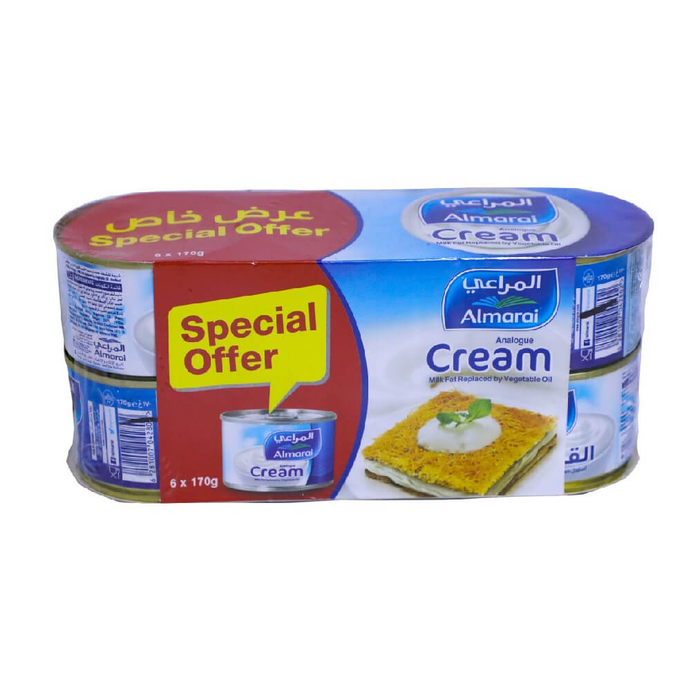 Almarai Long Life Cream 6x170g