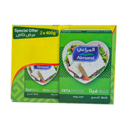 Almarai Feta Cheese Full Fat 2x400Gm