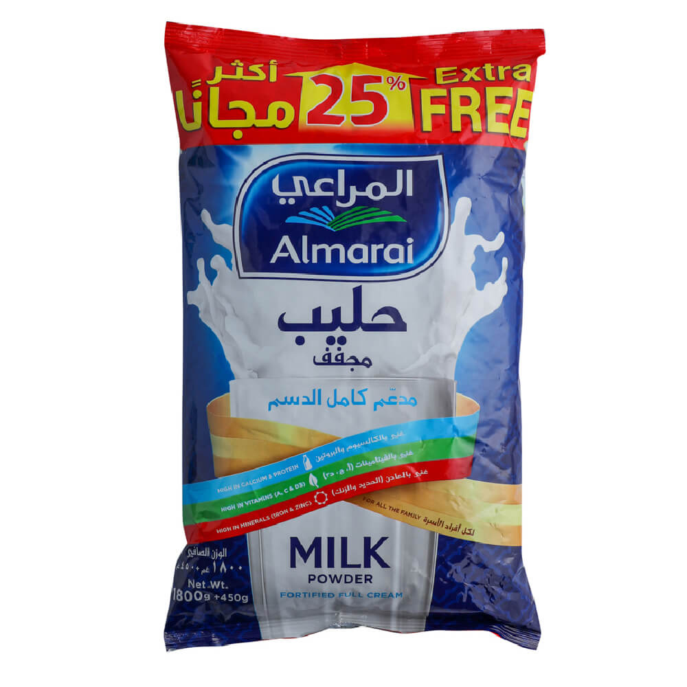 Almarai Milk Powder Full Cream 1.8Kg + 450G Free