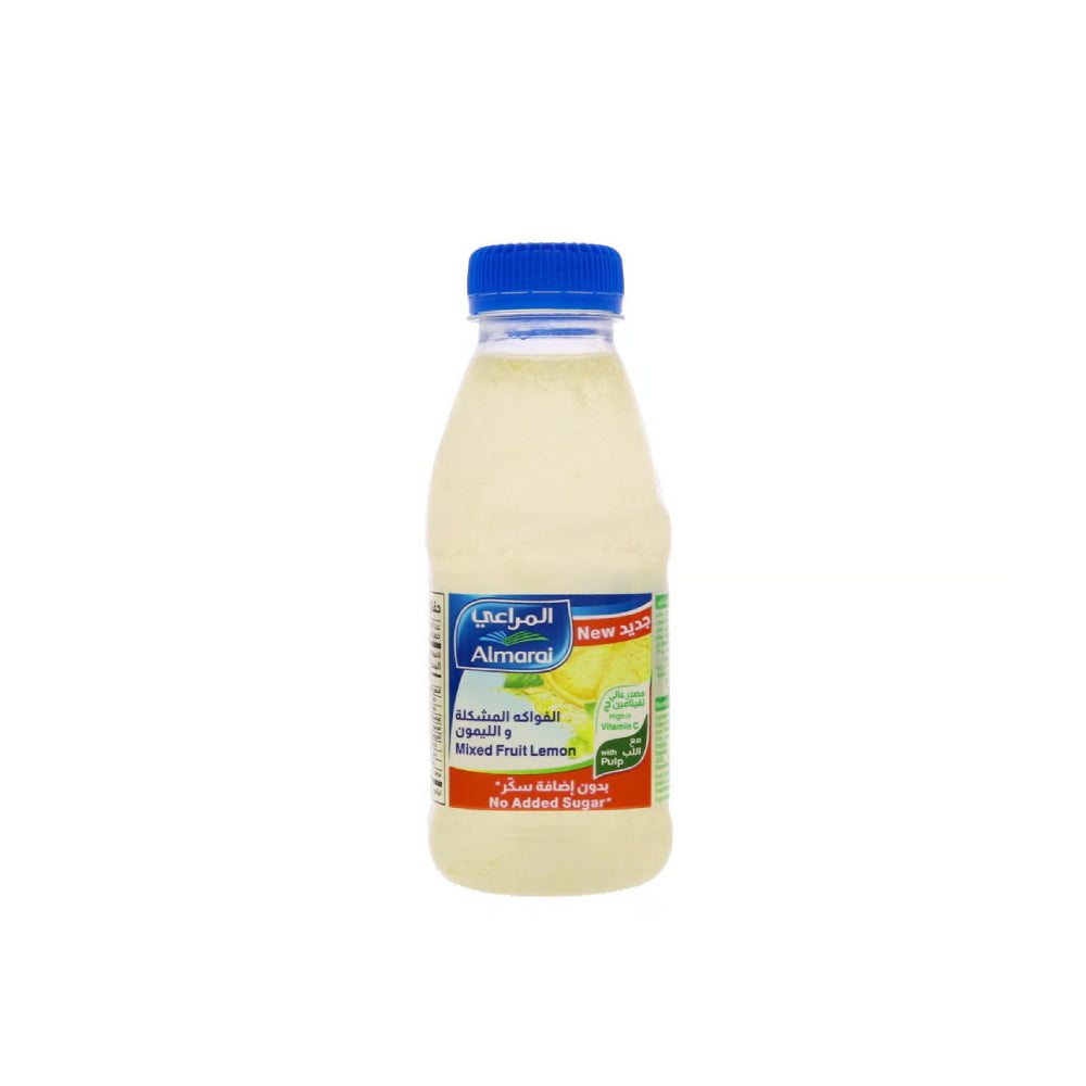 Almarai Mixed Fruit Lemon Juice No Added Sugar 200ml