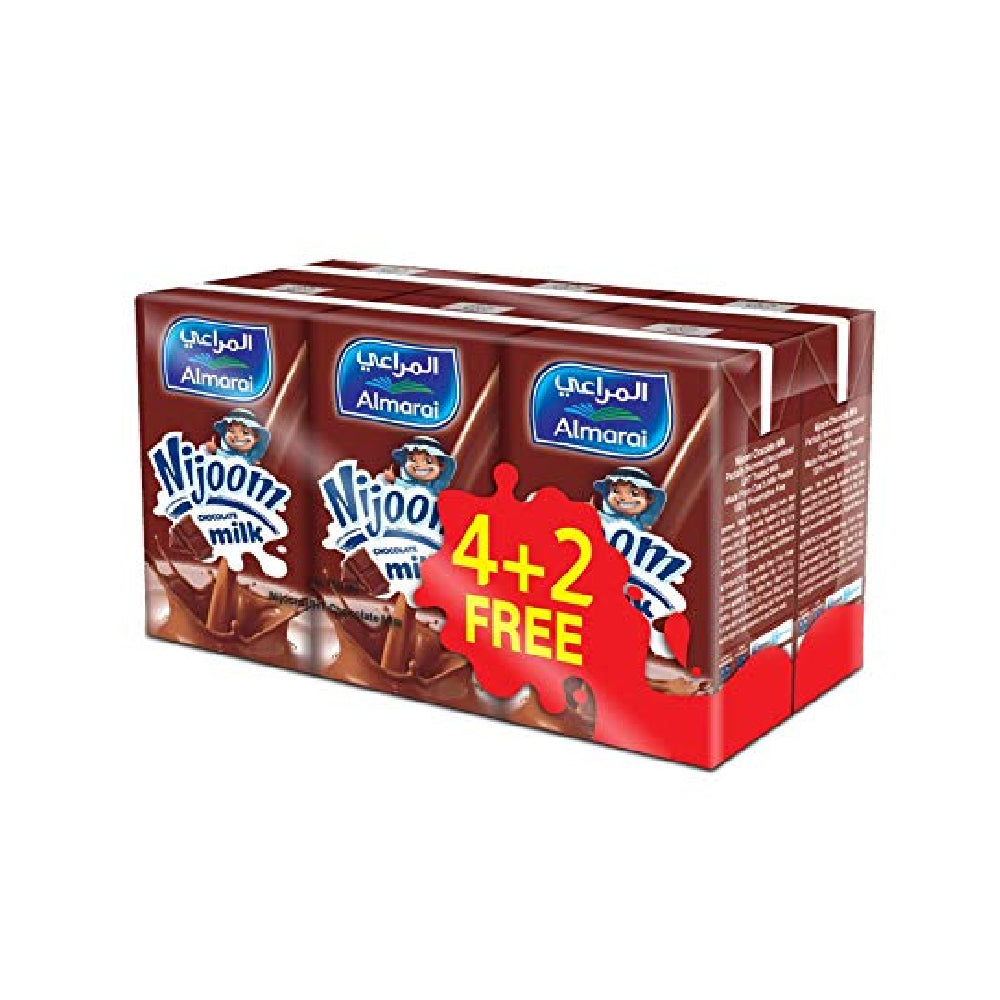 Almarai UHT Milk Chocolate Nijoom 6x150ml
