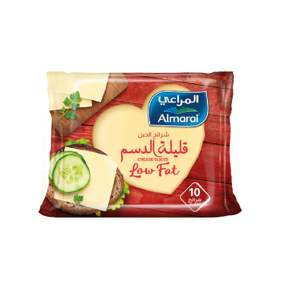 Almarai Cheddar Slices Low Fat 200gm