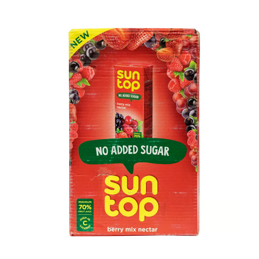 Suntop Berry Mix Nectar Drink No Added Sugar 18x180ml