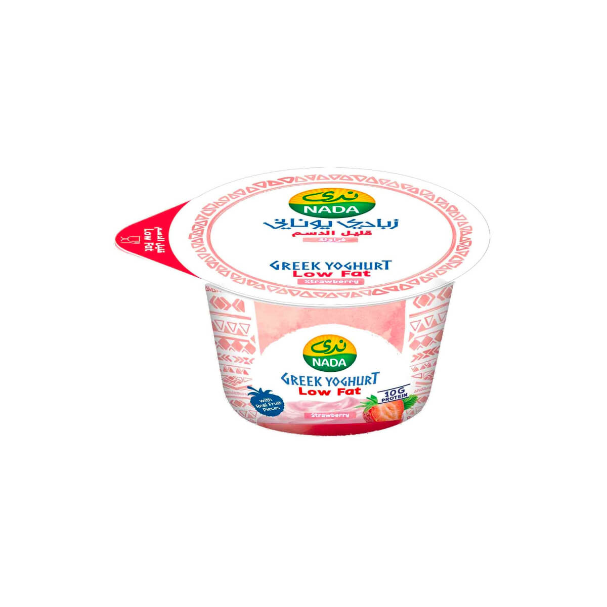 Nada Strawberry Greek Yoghurt Low Fat 160g