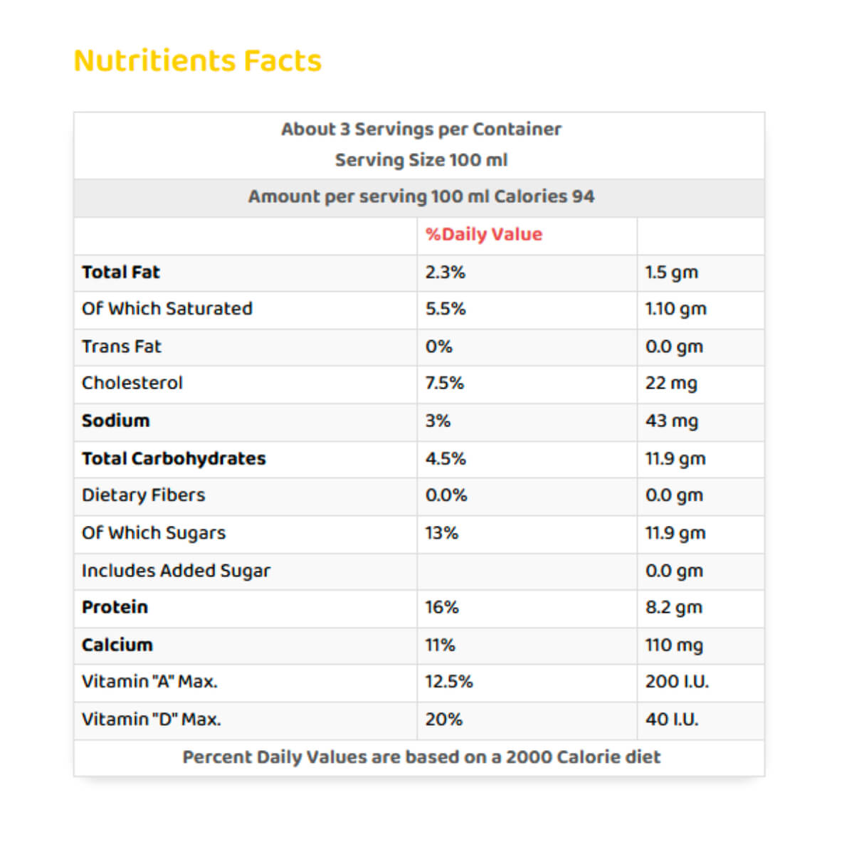 Nada Drinking Strawberry Cereal Greek Yoghurt 330ml