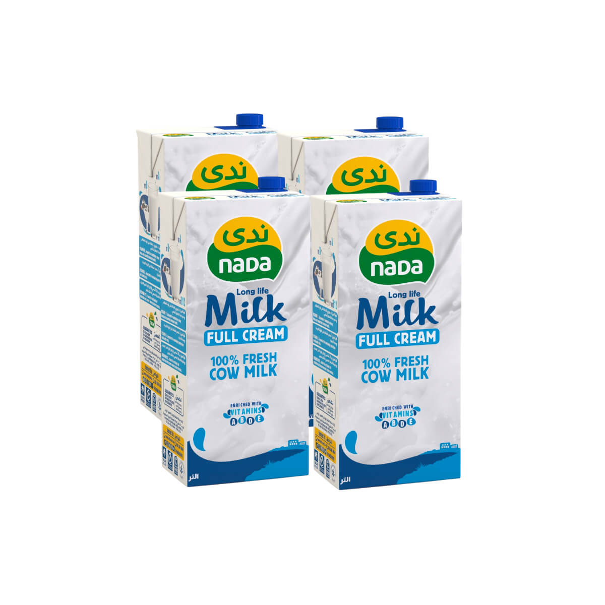 Nada Long Life Full Cream Milk 4x1L