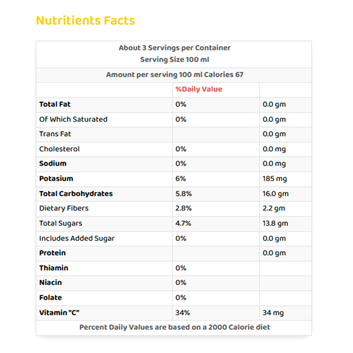 Florida's Natural Pomegranate Juice 900ml