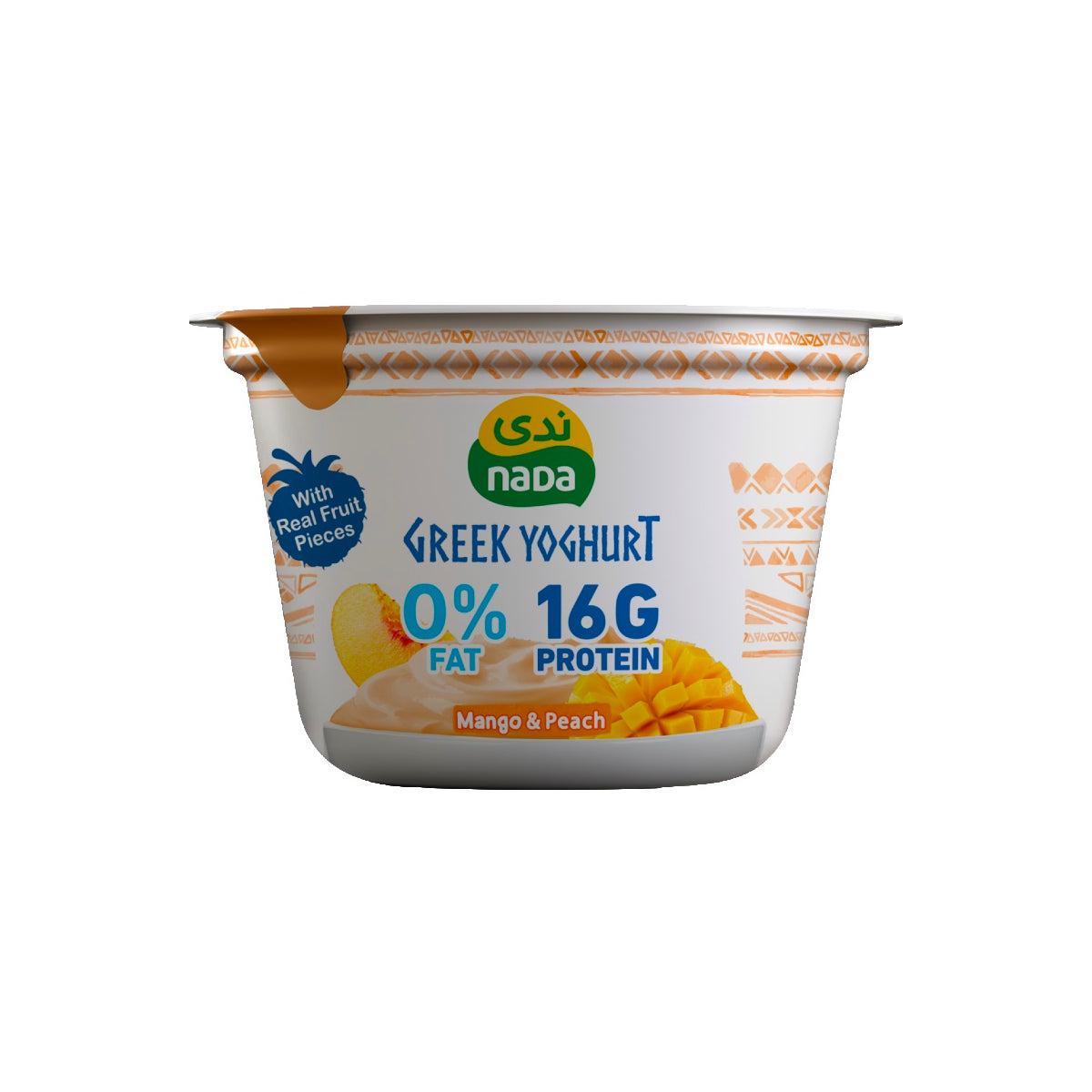 Greek Yoghurt 0% Fat Mango & Peach  Zero Fat 160GM