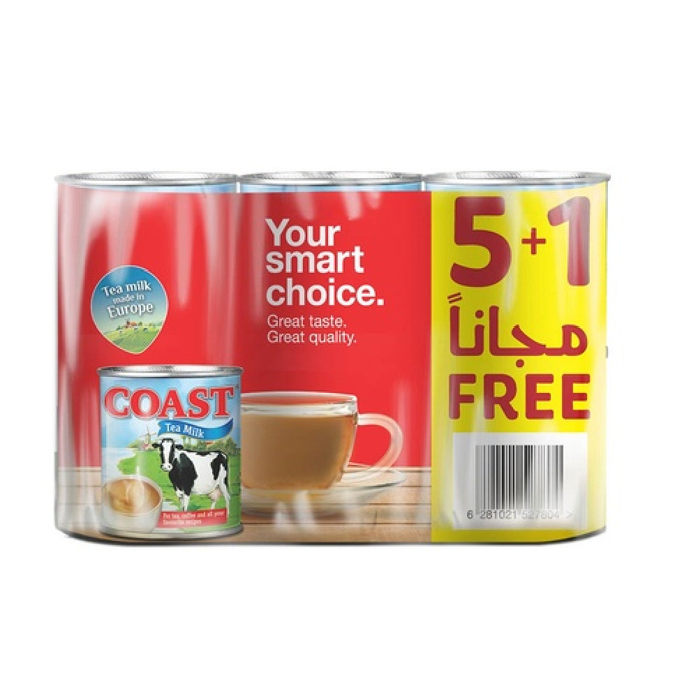 Coast Evaporated Milk 170g 5 +1 Free