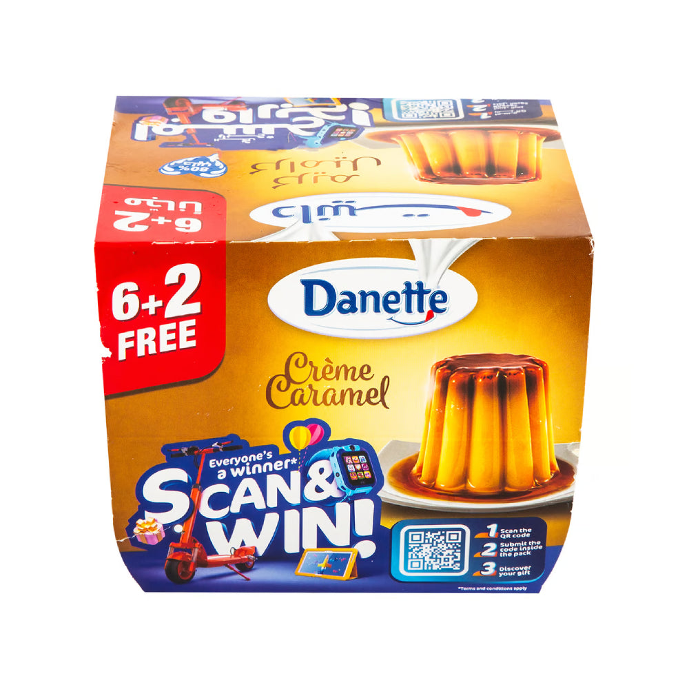 Danette Dessert Cream Caramel 80gm 6+2 Free
