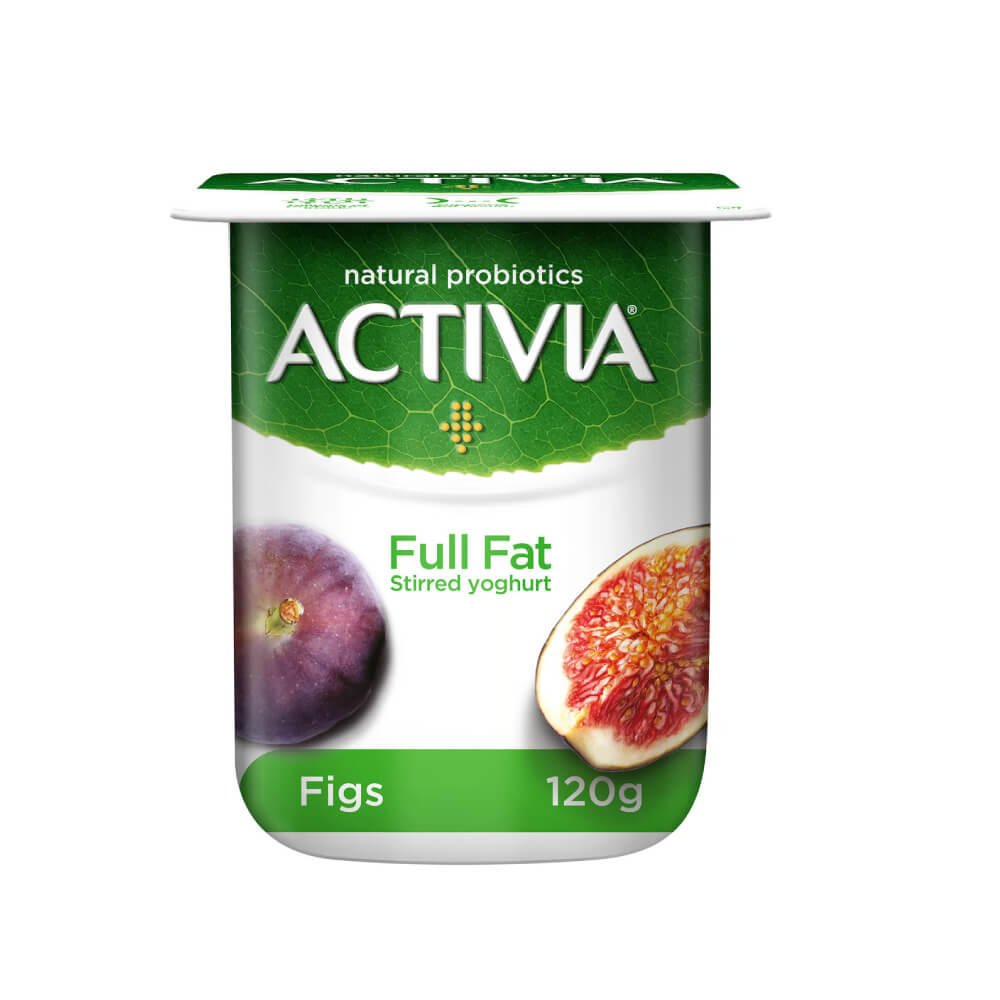 Activia Figs Stirred Yoghurt Fig Full Fat 120gm