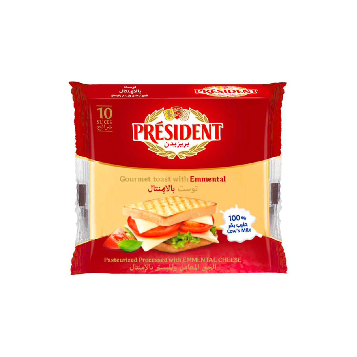 President Slices Emmental Toast 10S 200gm