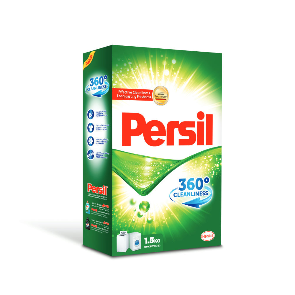 Persil Powder Detergent Low Foam Green Box 1.5kg