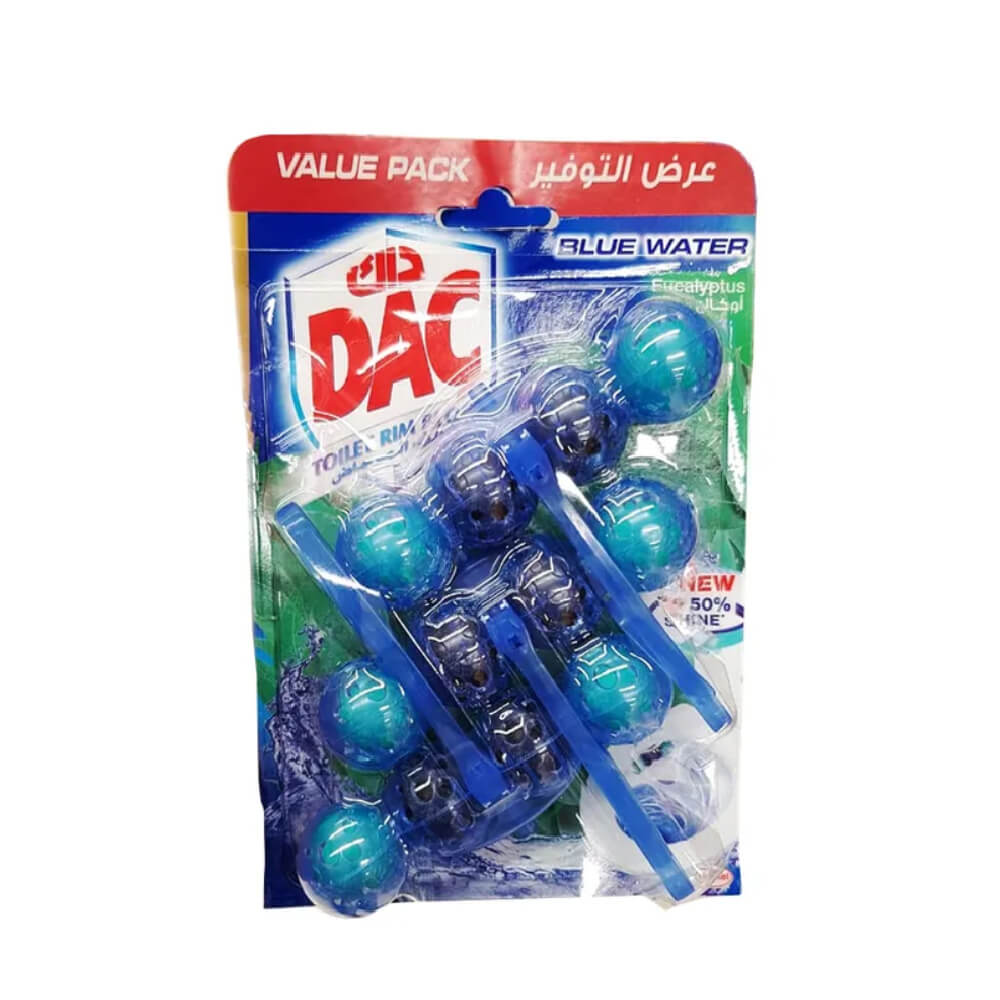 DAC Power Active Blue Euca Toilet Rim Blocks 3x50gm