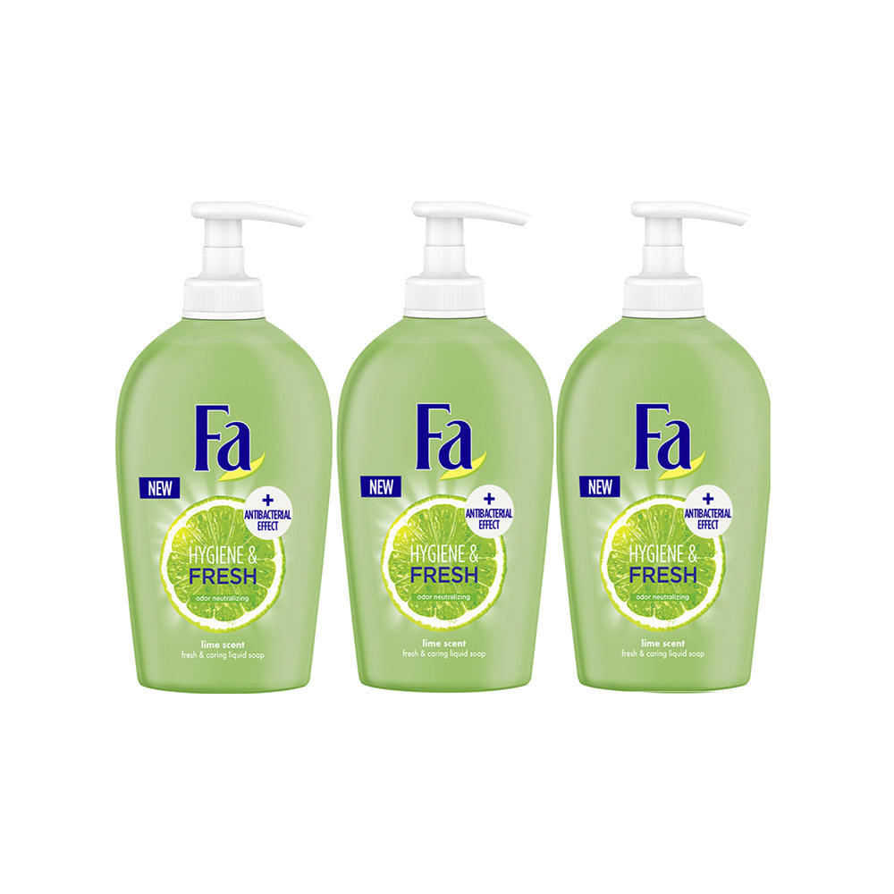 Fa Liquid Soap H&F A/B Lime 250mlx3@ 2+1 Free