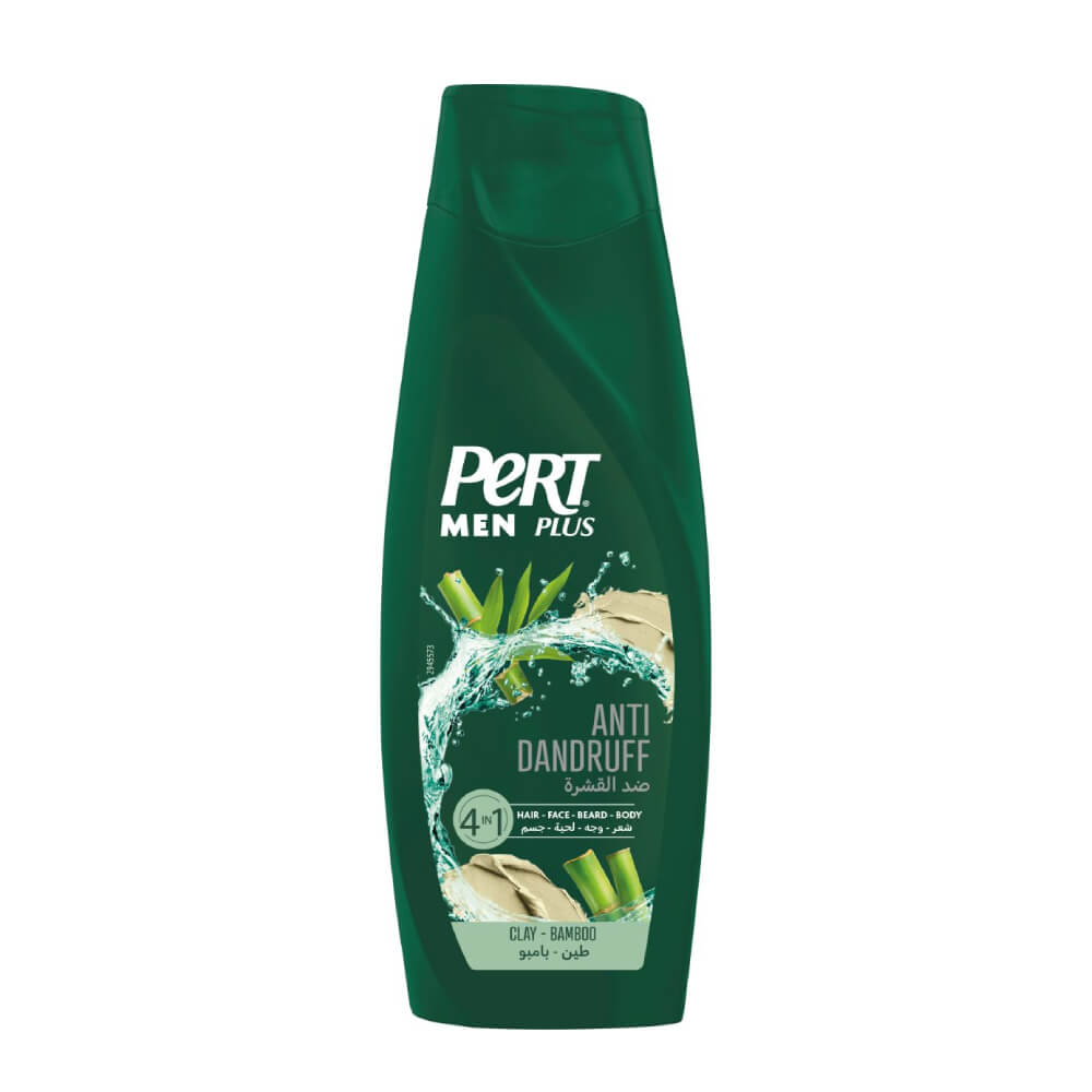 Pert Plus Men Anti Dandruff Clay & Bamboo 4 in 1 Shampoo 360ml