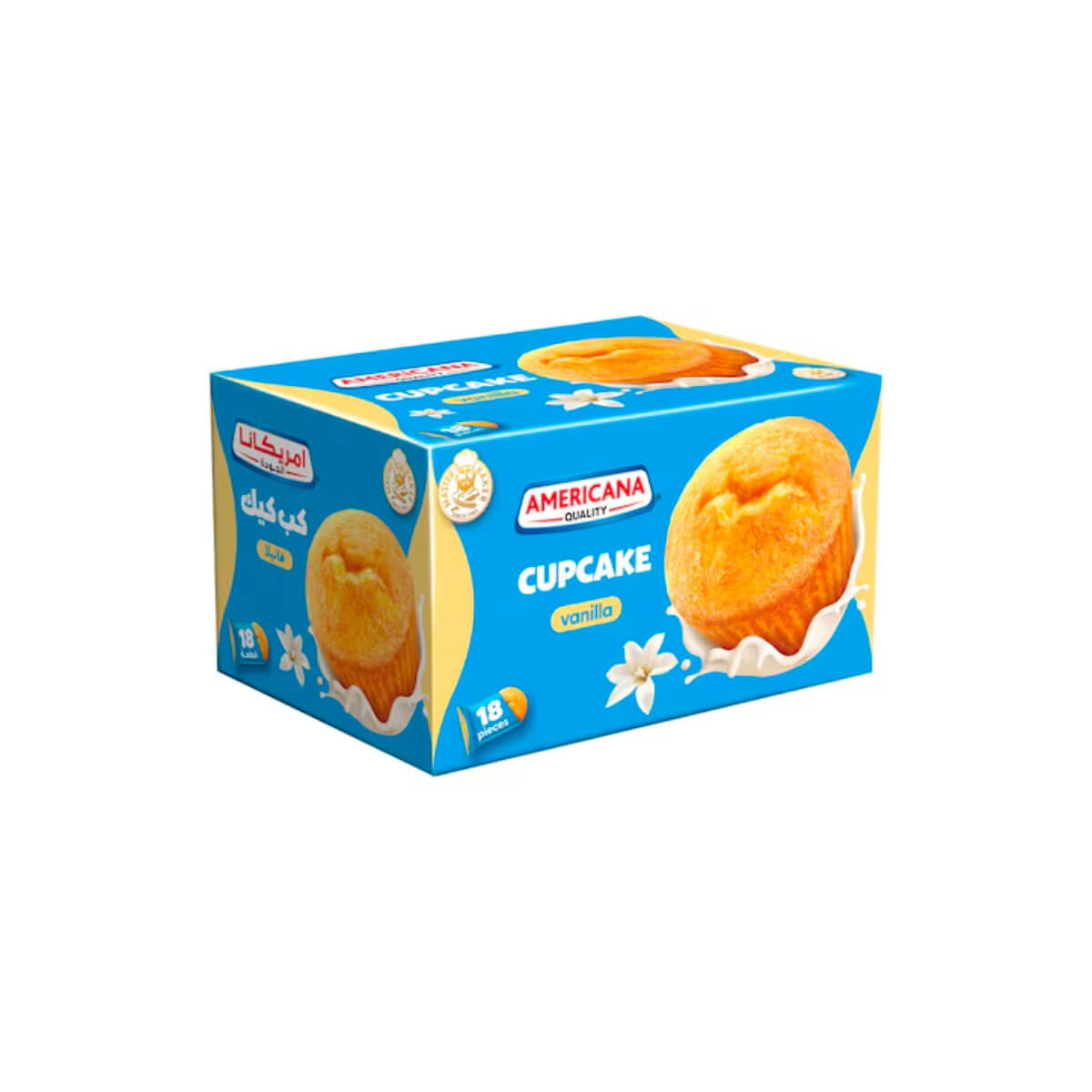 Americana Vanilla Cupcake 18x25g
