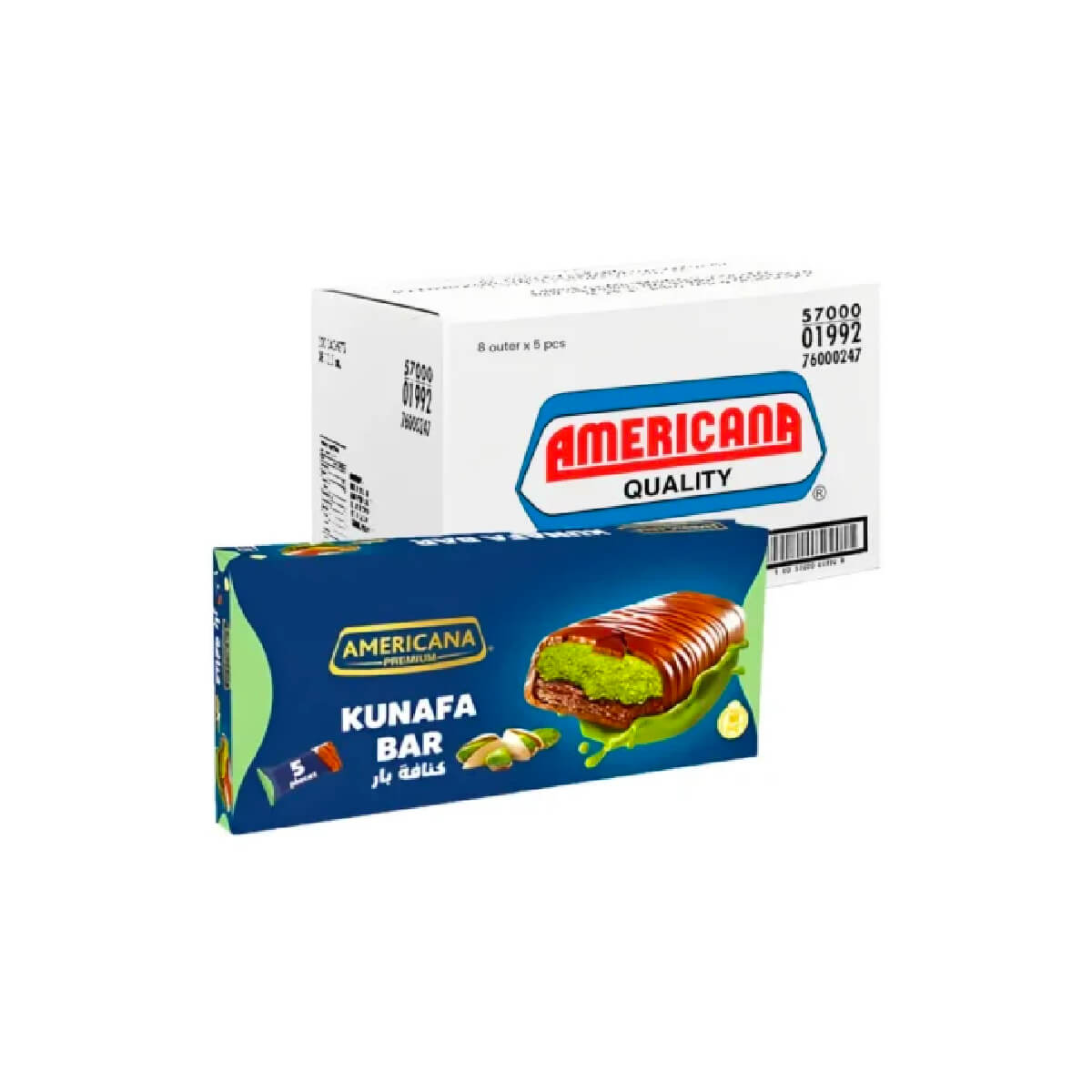 Americana Kunafa Bar 5X35gm @Spcl Offer