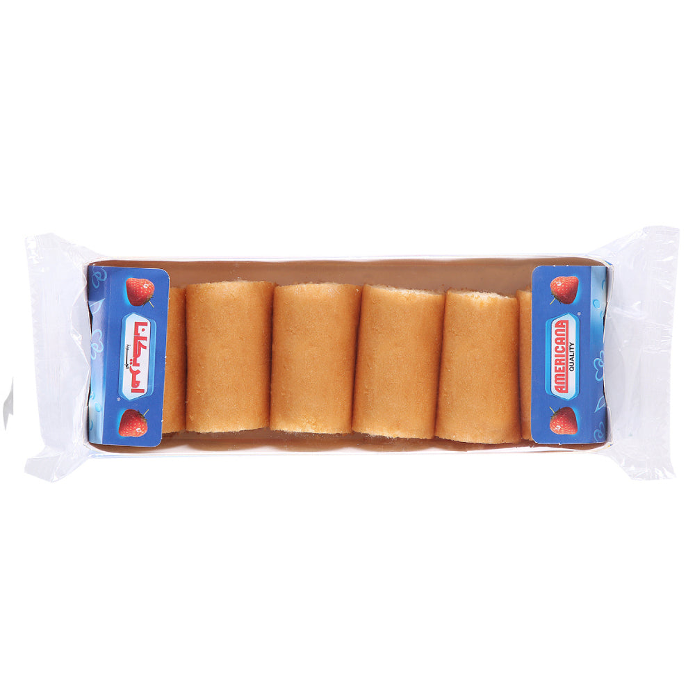 Americana Cakes Mini Roll Strawberry 120G