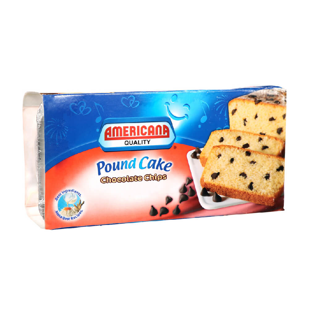 Americana Cakes Pound Cake Choc Chips 300Gm