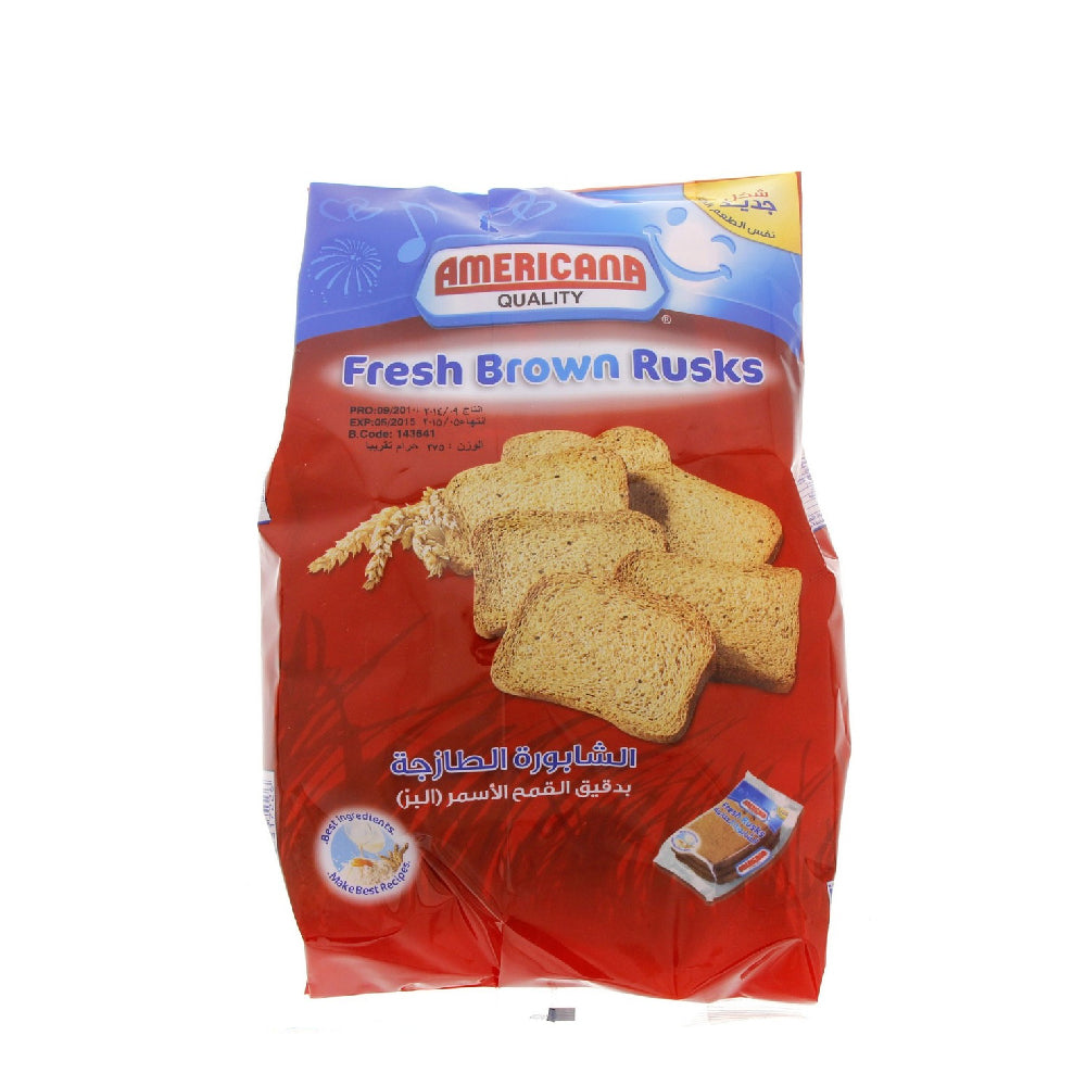 Americana Brown Rusks 375g