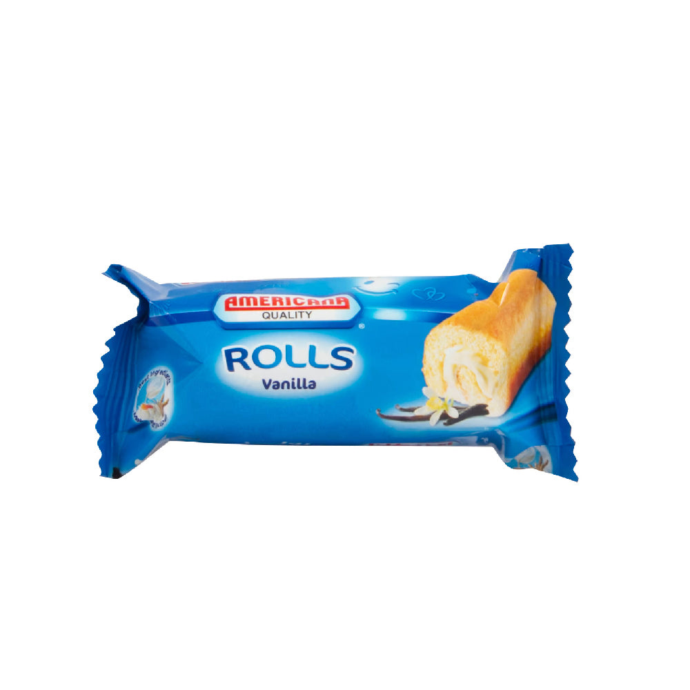 Americana Cakes S/Mini Roll Vanilla 20G