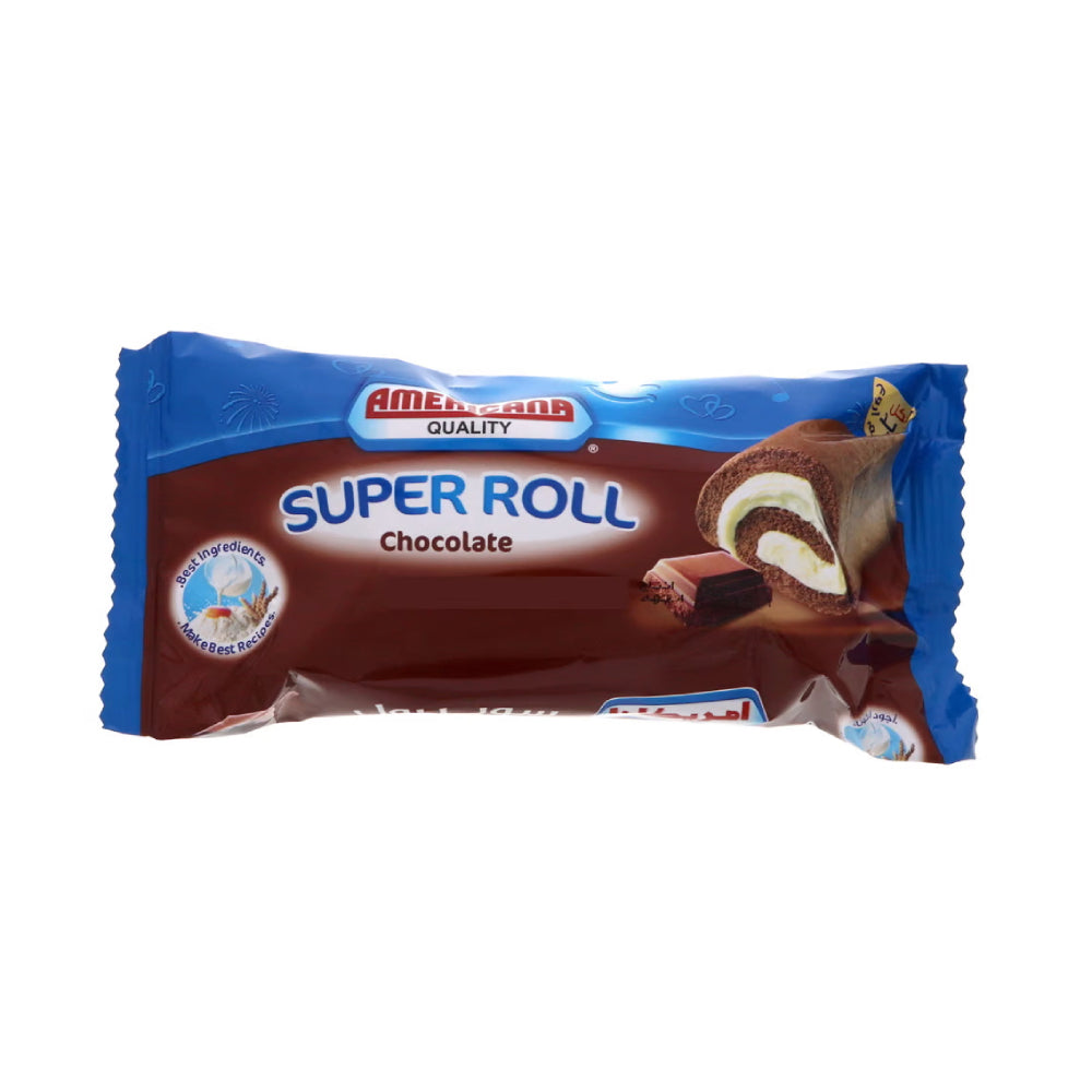 Americana Cakes Super Roll Chocolate 60G