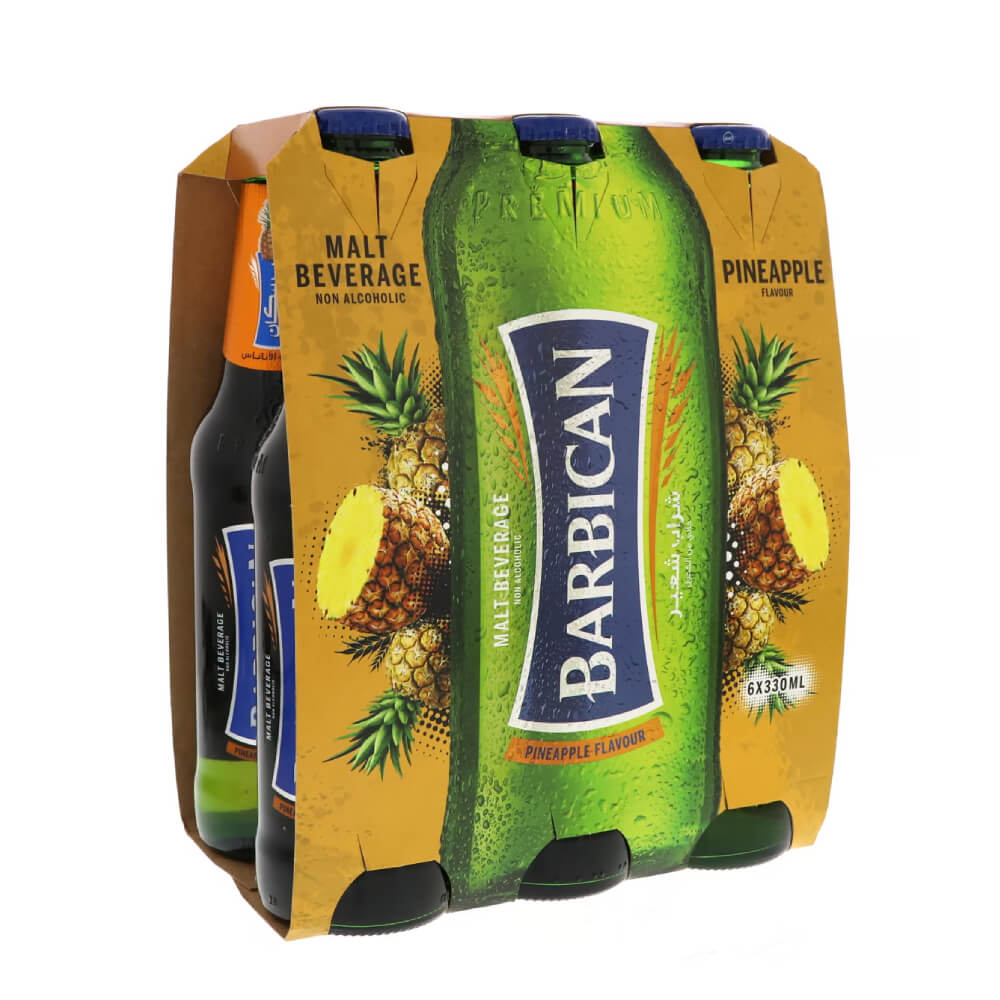 Barbican Pineapple Non-Alcoholic Malt Beverage 6x330ml
