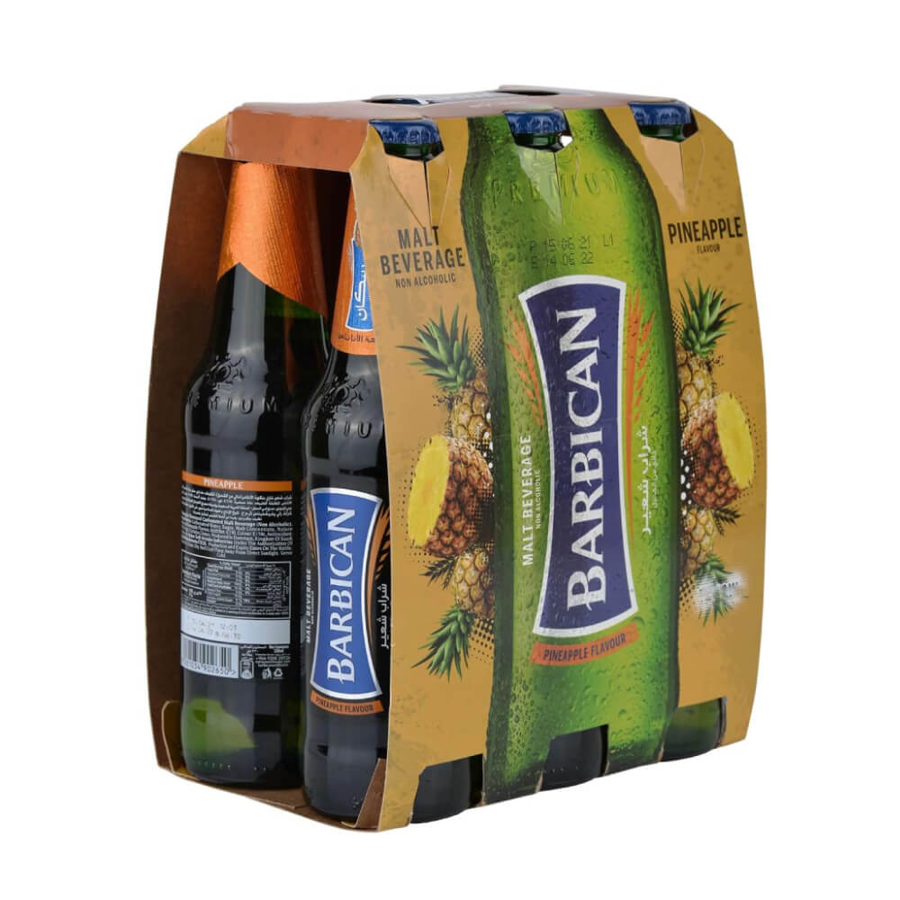 Barbican Pineapple Non-Alcoholic Malt Beverage 6x325ml