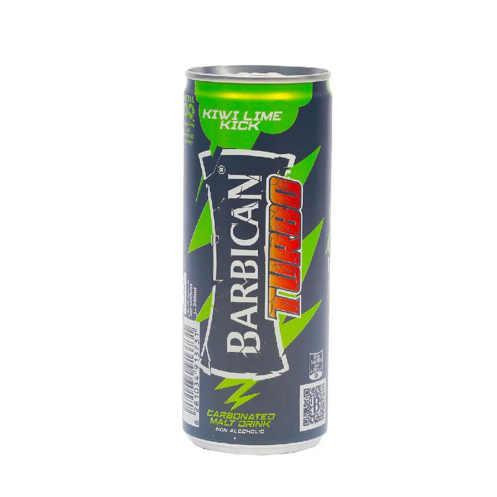 Barbican Turbo Kiwi Lime Carbonated Malt Drink 240ml