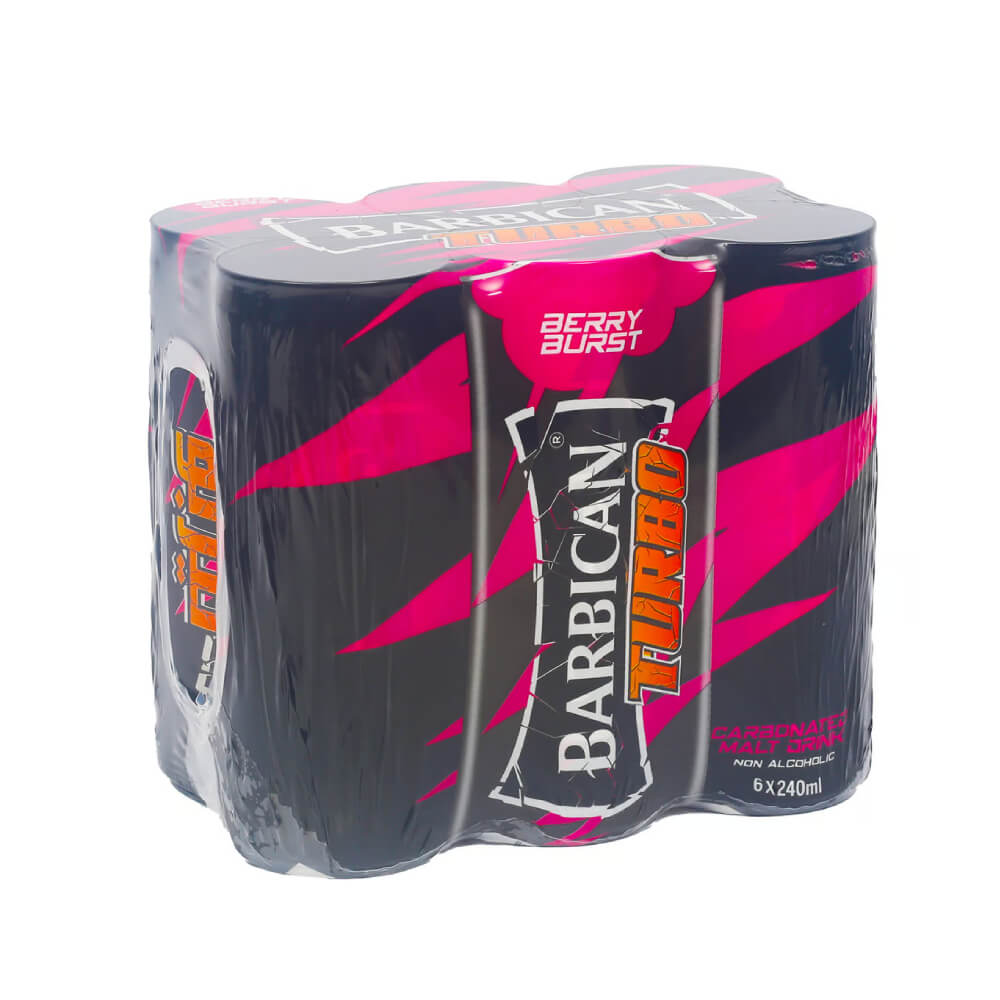 Barbican Turbo Berry Burst Carbonated Malt Drink 6x240ml