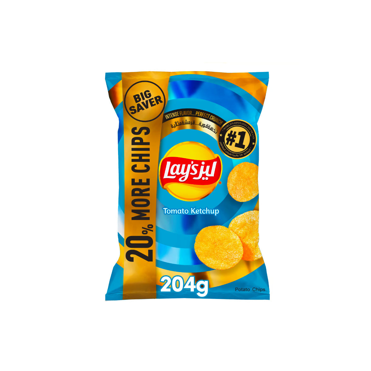 Lay's Tomato Ketchup Potato Chips 204g