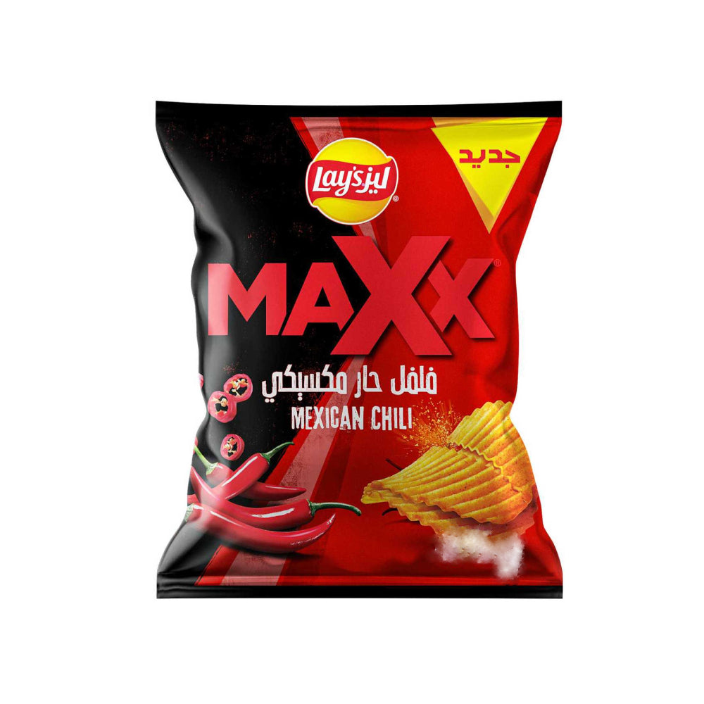 Lay's Maxx Mexican Chili Potato Chips 50gm