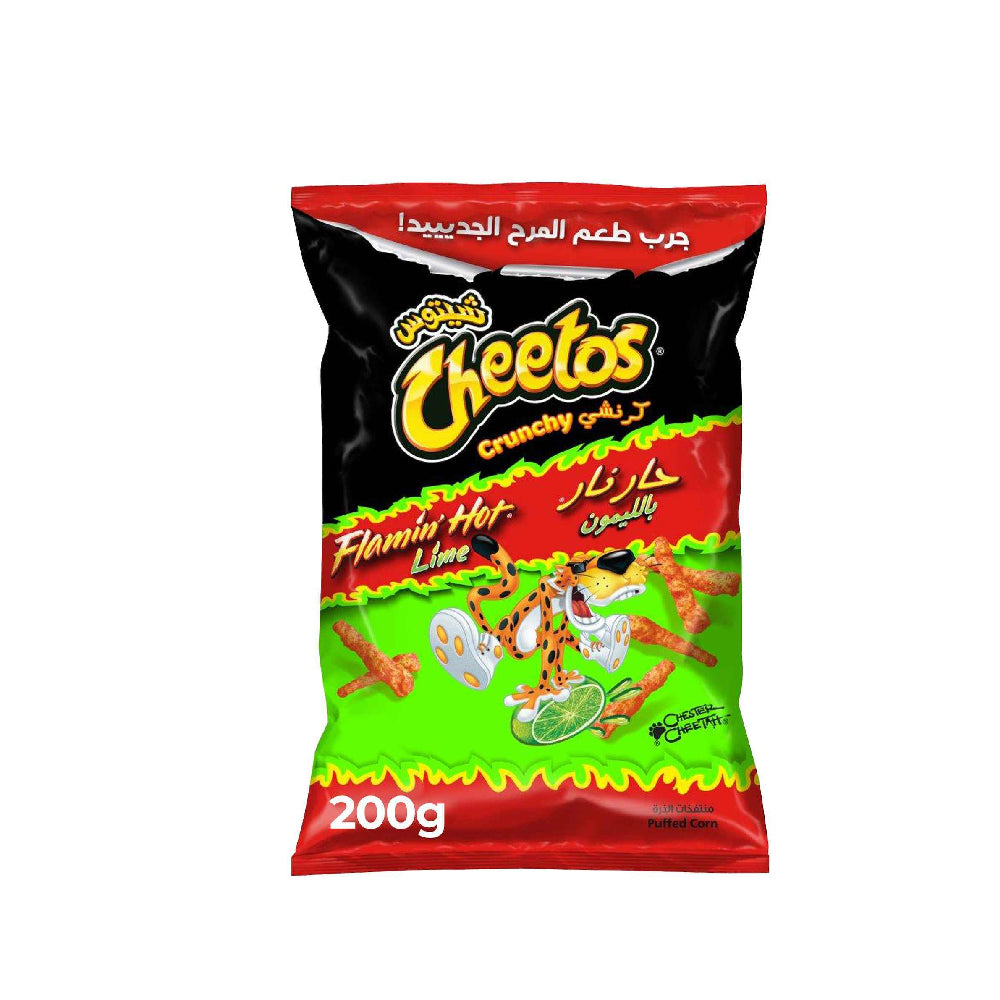 Cheetos Chips Flamingo Hot Lime 200gm