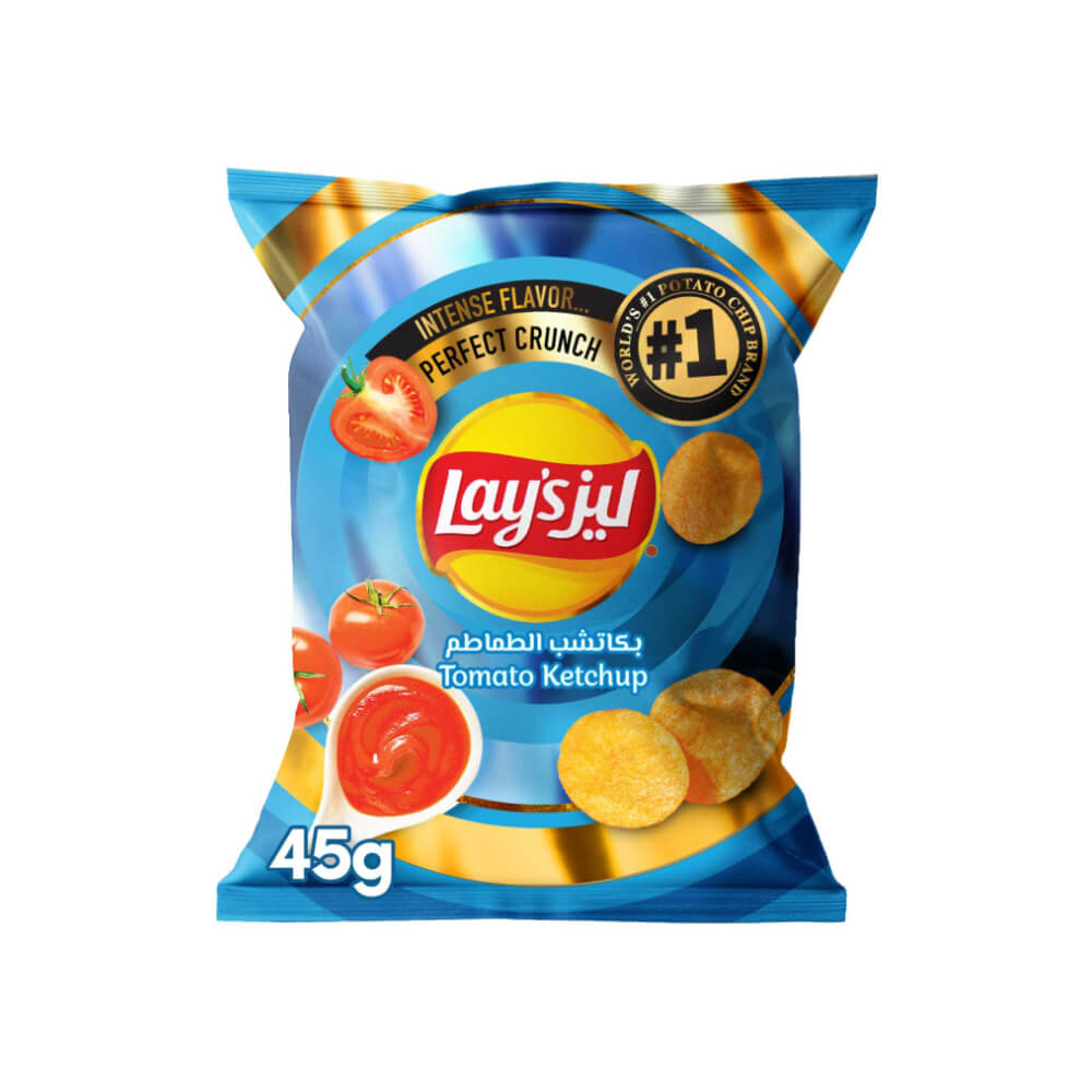 Lay's Tomato Ketchup Potato Chips 45g