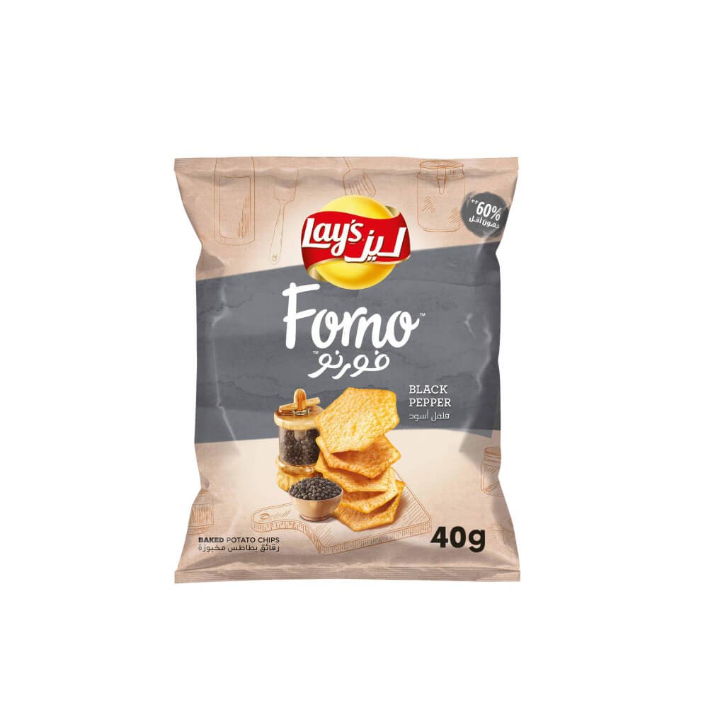Lay's Forno Chips Black Pepper 40Gm