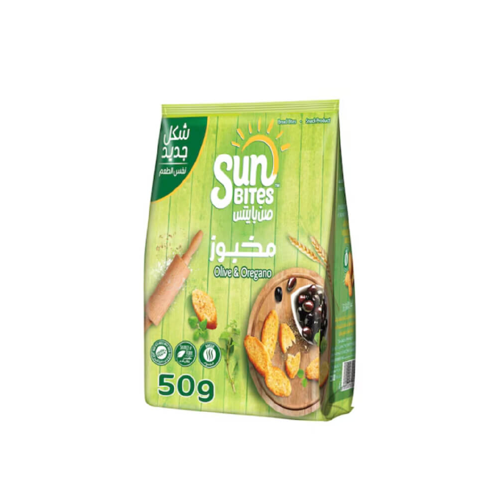 Sunbites Bread Bites Olive & Oregano 50G